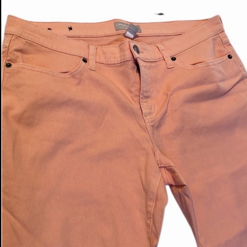 Banana Republic size 14 jeans coral classic high waist straight leg skinny